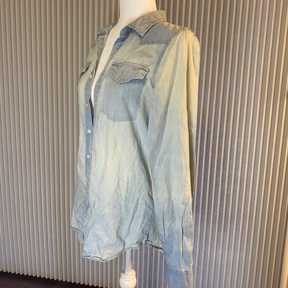 Faded Denim Button Down - Picture 3 of 8